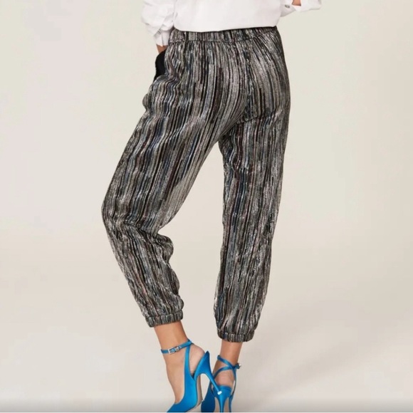 Trina Turk Jess Metallic Stripe Joggers - Picture 3 of 10